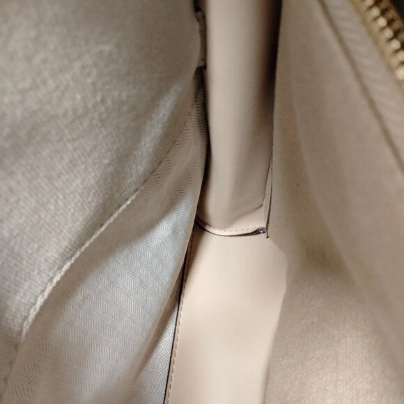 Authentic TORY BURCH Beige Leather Hand Bag mon364-111125 - Picture 10 of 16